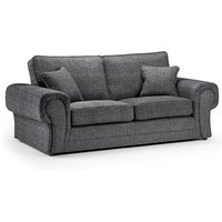 Product photograph of Walcott Fabric 3 Seater Sofa In Grey from Furniture in Fashion
