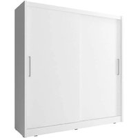 Product photograph of Waldorf Wooden Large Wardrobe With 2 Sliding Doors In Matt White from Furniture in Fashion