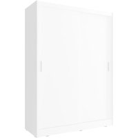 Product photograph of Waldorf Wooden Small Wardrobe With 2 Sliding Doors In Matt White from Furniture in Fashion