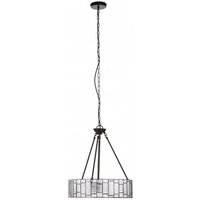 Product photograph of Waldron Deco 1 Pendant Light In Bronze Tone from Furniture in Fashion