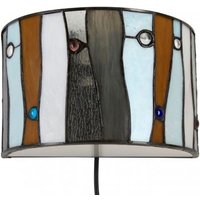 Product photograph of Waldron Jewel Wall Light In Bronze Tone from Furniture in Fashion