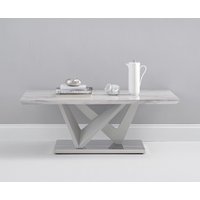 Product photograph of Marcella High Gloss Grey Marble Effect Coffee Table from Oak Furniture Superstore