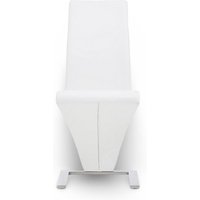 Product photograph of White Aldo Chairs from Oak Furniture Superstore