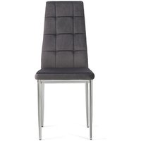 Product photograph of Grey Angelo Chairs from Oak Furniture Superstore