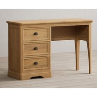 Product photograph of Cambridge Solid Oak Dressing Table from Oak Furniture Superstore