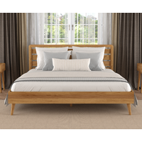 Product photograph of Rosa Solid Oak Super King Bed from Oak Furniture Superstore