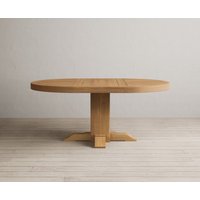 Product photograph of Extending Helmsley Oak Pedestal Dining Table from Oak Furniture Superstore