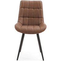 Product photograph of Brown Larson Chairs from Oak Furniture Superstore