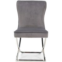 Product photograph of Grey Lorenzo Chairs from Oak Furniture Superstore