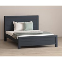 Product photograph of Pembridge Dark Blue Painted King Size Bed from Oak Furniture Superstore