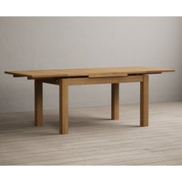 Product photograph of Extending Buxton 140cm Solid Oak Dining Table from Oak Furniture Superstore