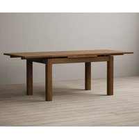 Product photograph of Extending Buxton 140cm Rustic Solid Oak Dining Table from Oak Furniture Superstore