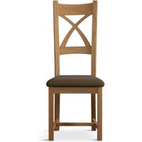 Product photograph of Grey Natural Solid Oak Chairs from Oak Furniture Superstore