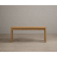 Product photograph of York Solid Oak Bench from Oak Furniture Superstore