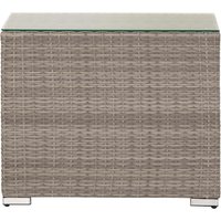 Product photograph of Rattan Garden High Dividing Table In Grey - Florida - Rattan Direct from Rattan Direct