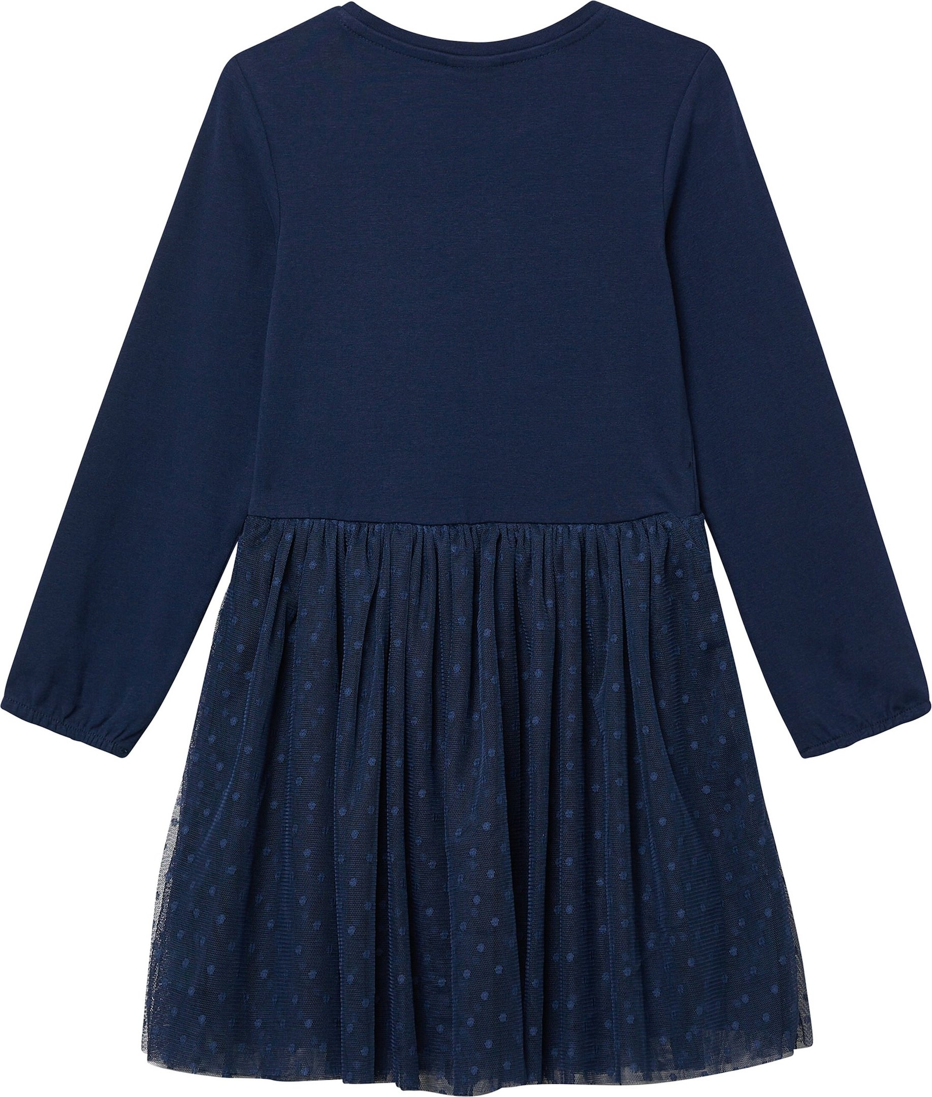 S.Oliver Kleid langarm mit Tüllrock Leoprint