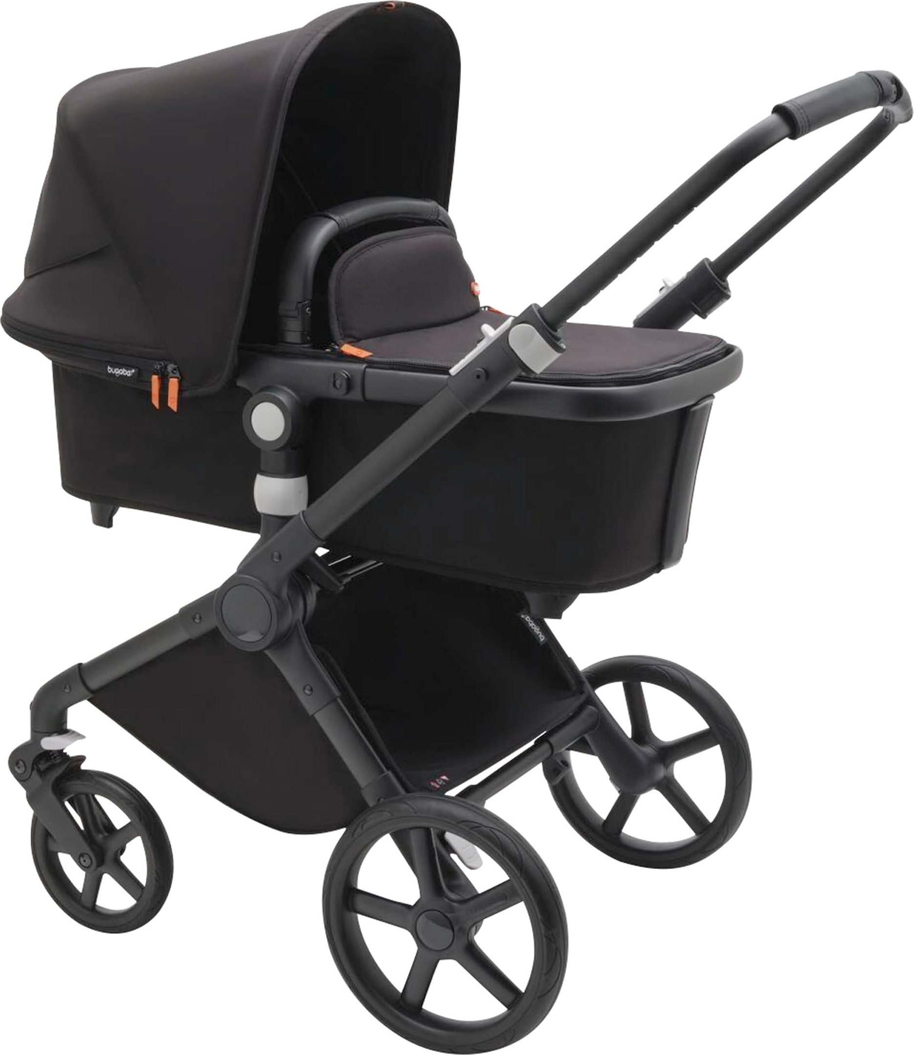 Bugaboo Fox Cub Kombikinderwagen Set essential inkl. Fußsack schwarz