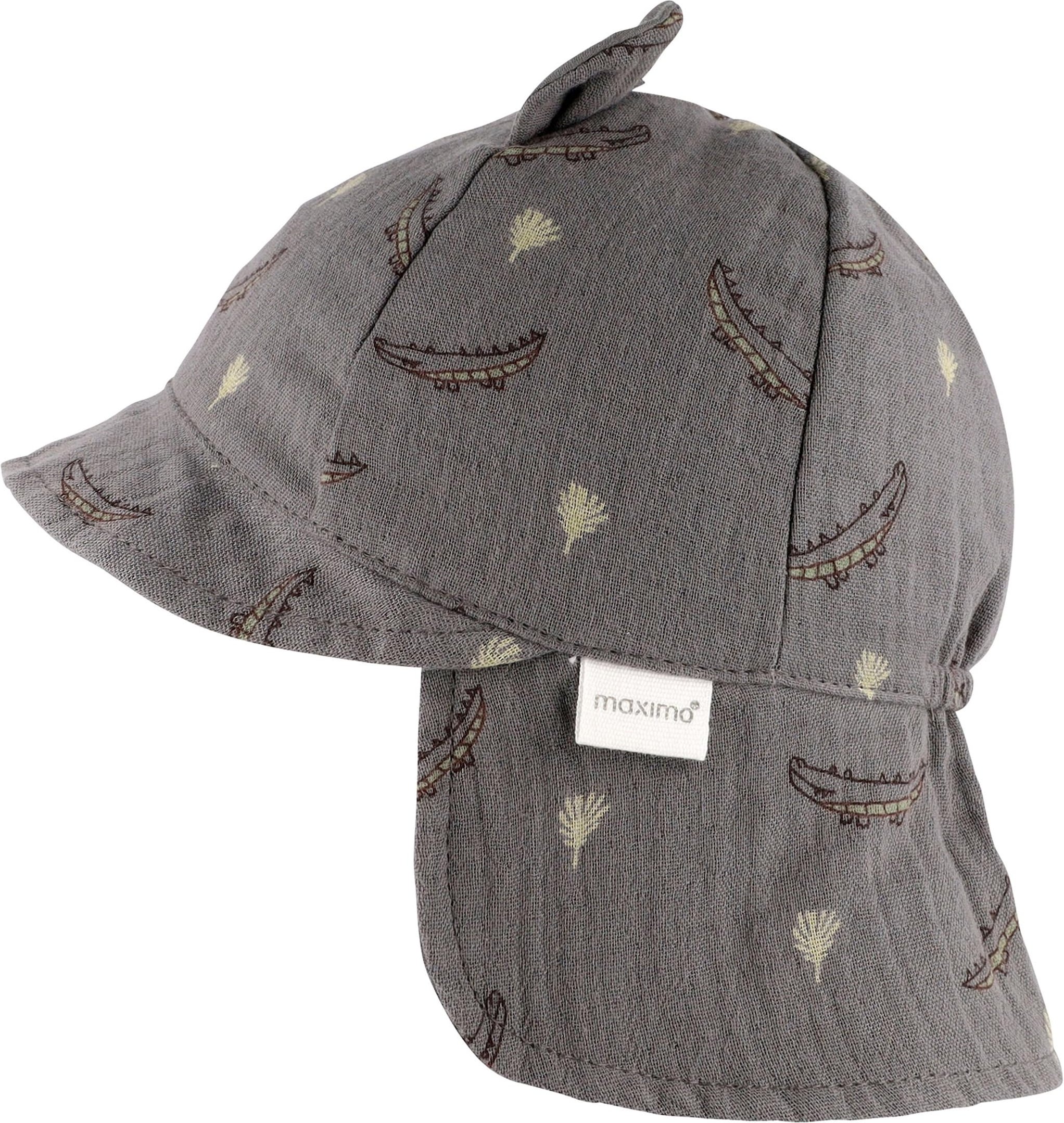 Maximo Schirmmütze mit Nacken- und UV-Schutz Ohren Krokodil