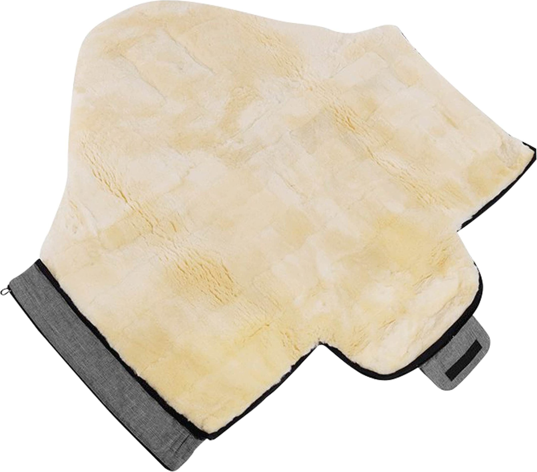 Werner Christ Baby Lammfell-Fußsack TULA vario grau