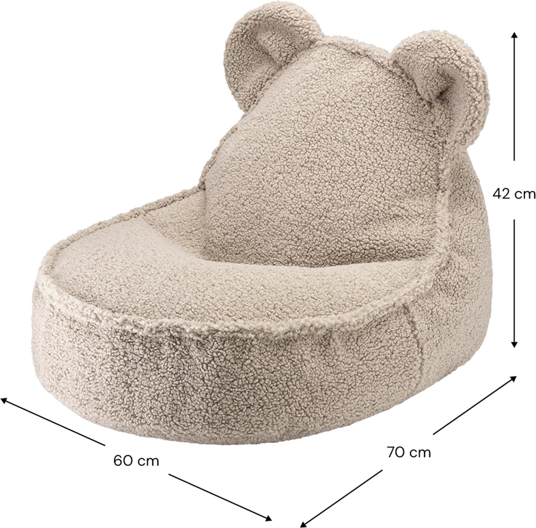 Thumbnail - Wigiwama Sitzsack Teddybär