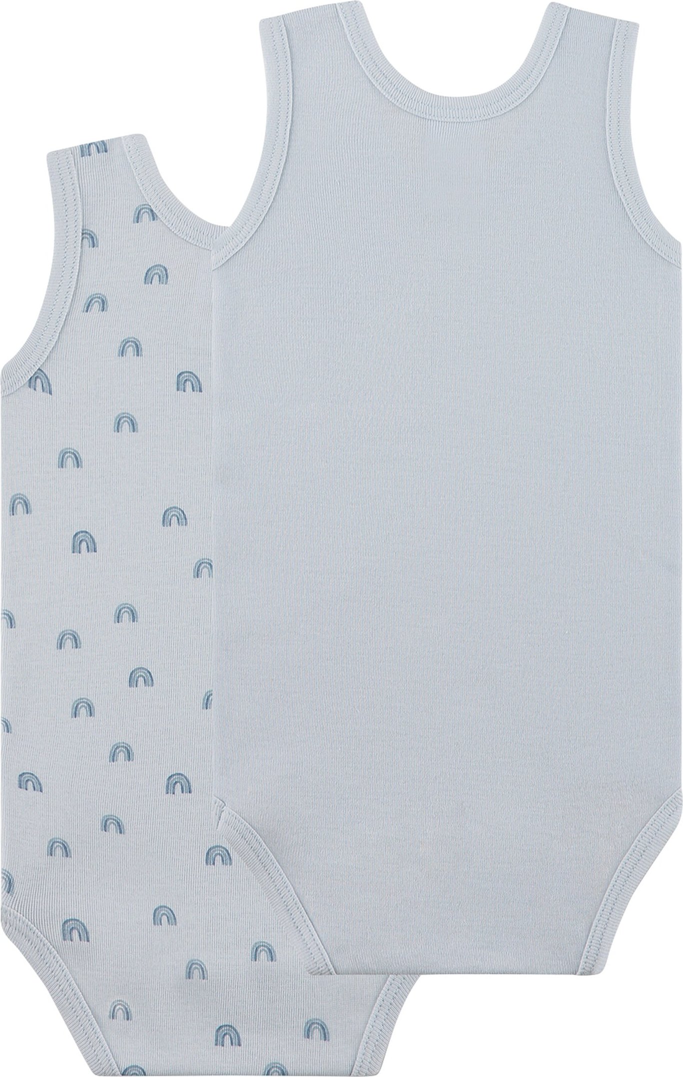 Sanetta 2er-Pack Bodys ohne Arm Regenbögen