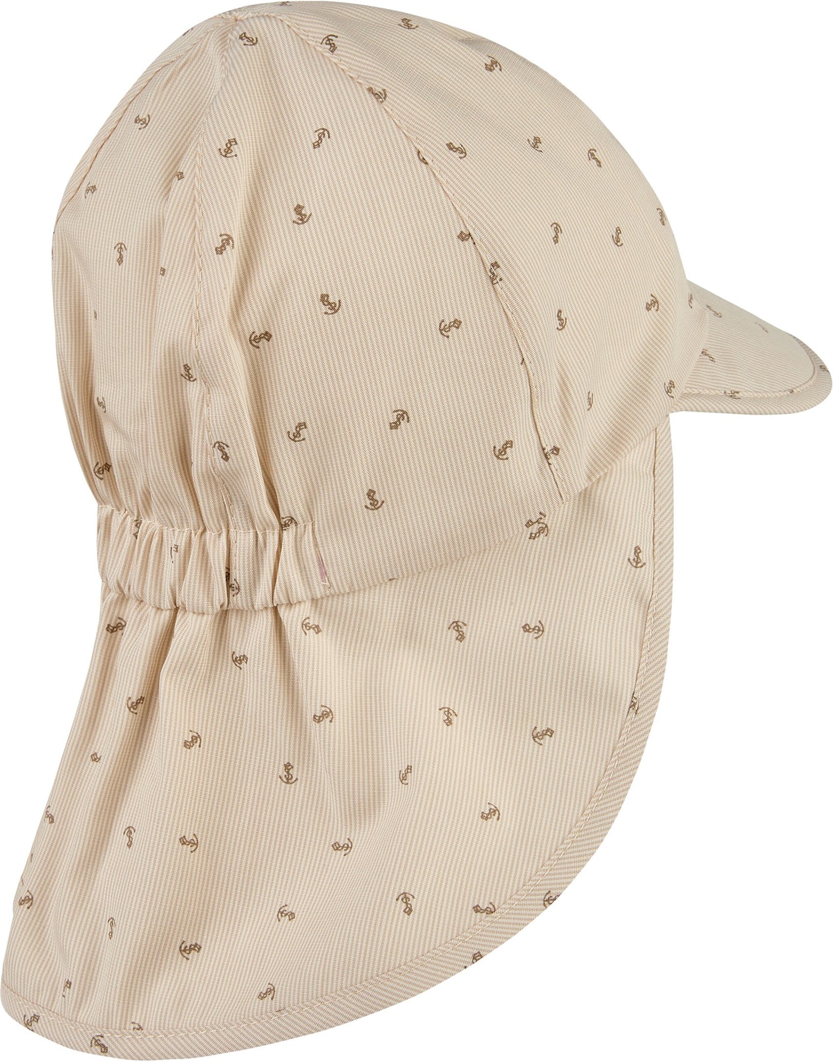 Sterntaler Schirmmütze mit Nackenschutz Ringel Anker