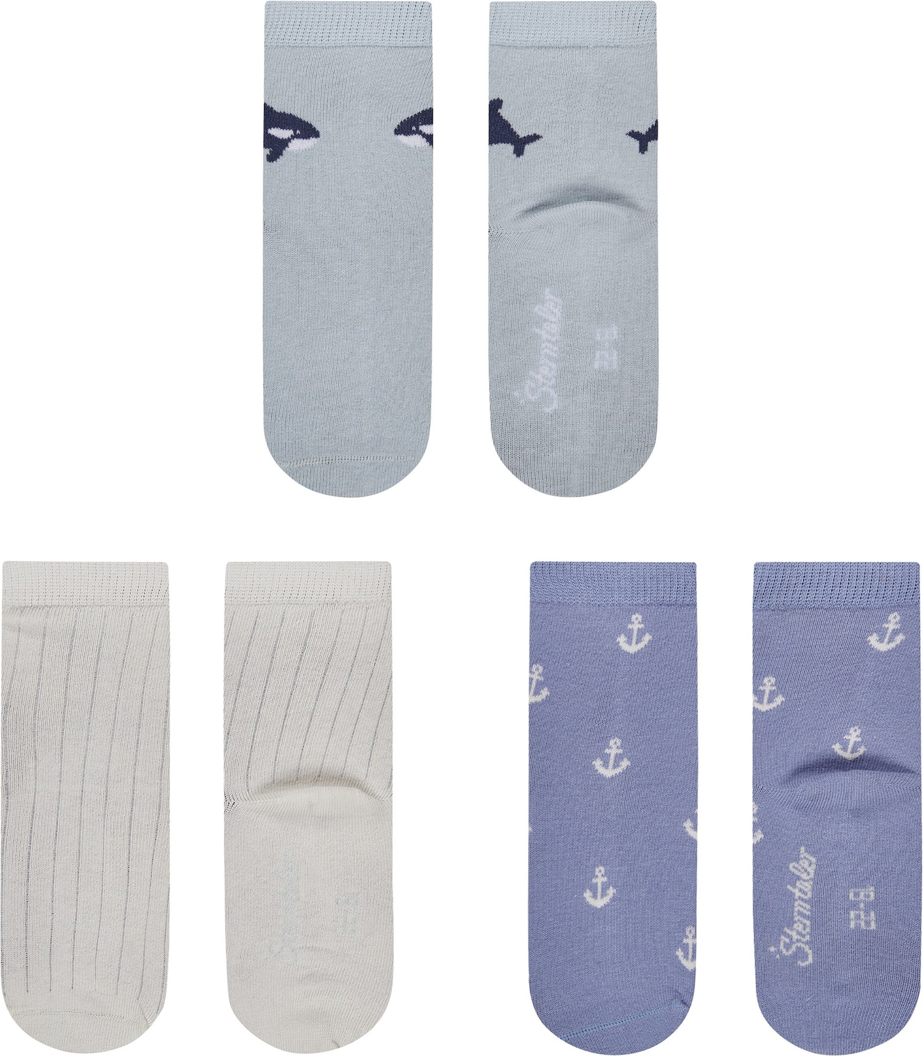 Sterntaler 3er-Pack Socken Maritim
