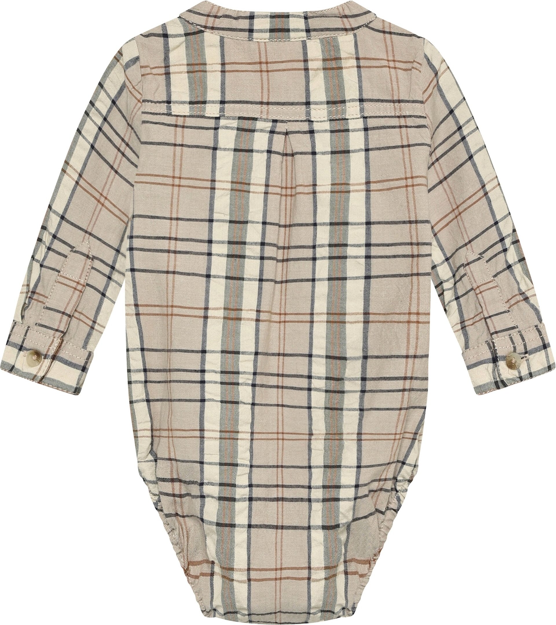Minymo Hemd-Body langarm Karo