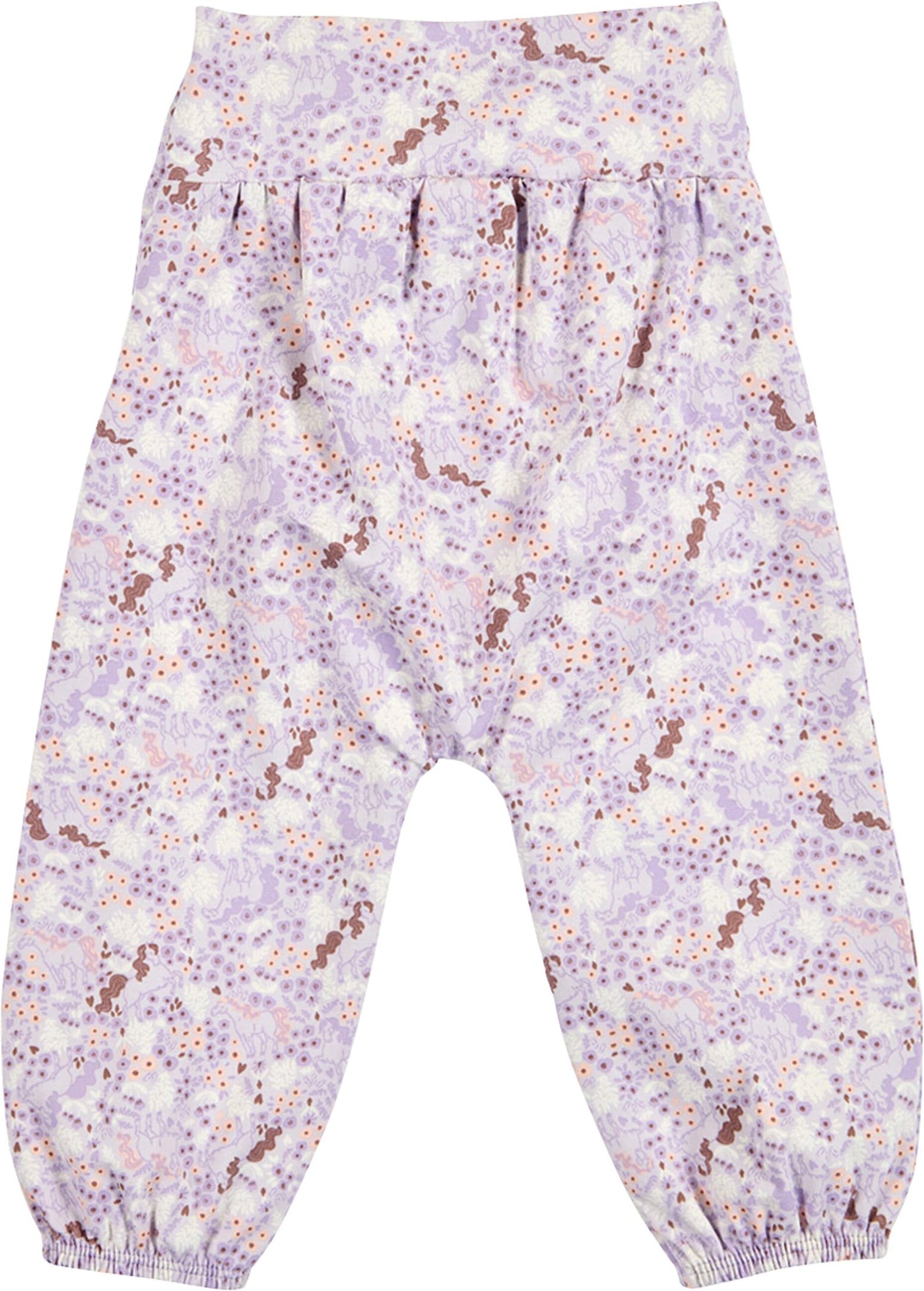 Müsli Jogginghose Knotenbund Einhörner Blumen