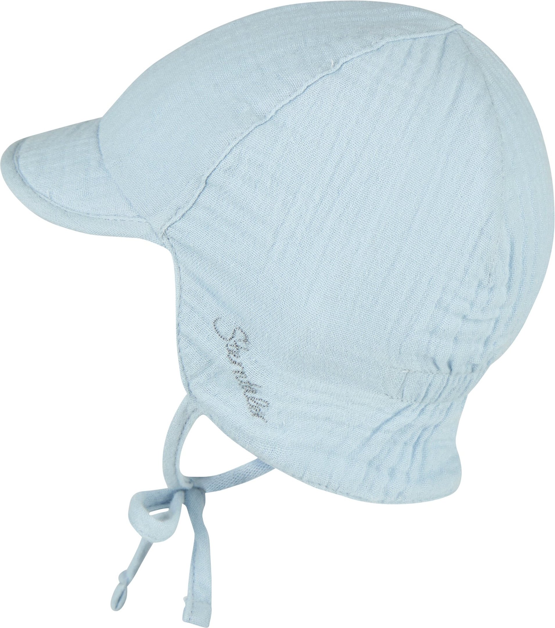 Sterntaler Musselin-Wendemütze mit Nacken- und UV-Schutz