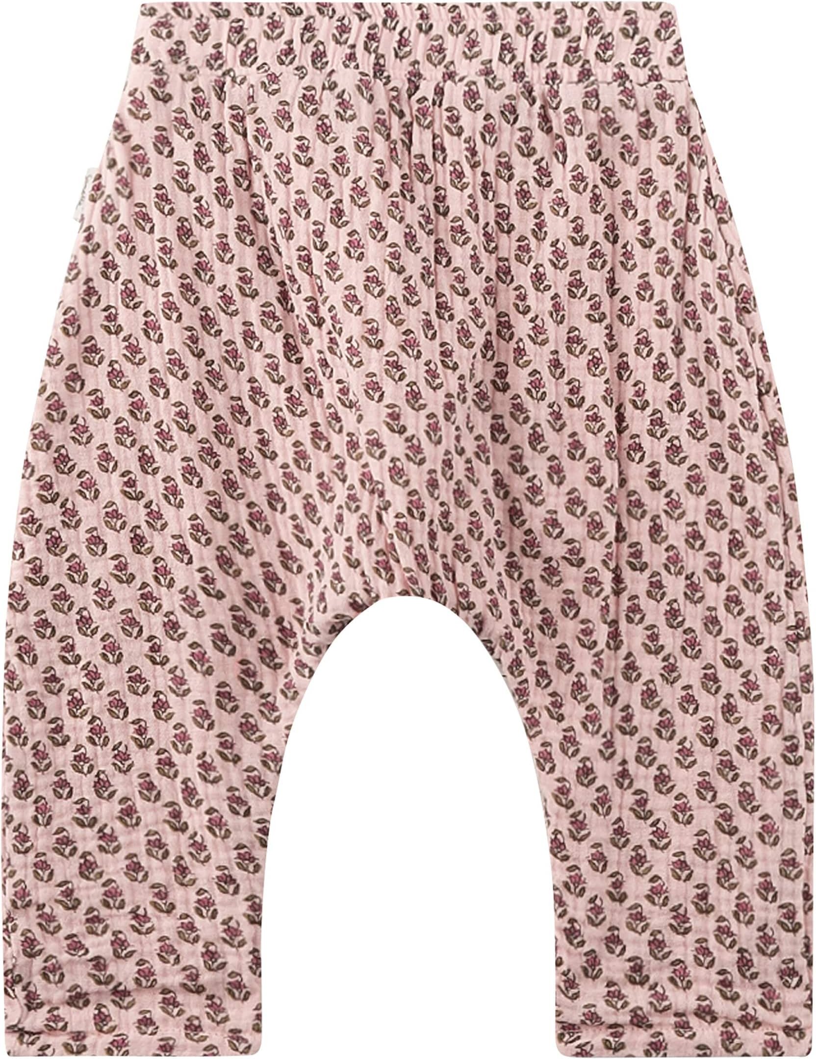 Sanetta Musselin-Hose Blumen gefüttert
