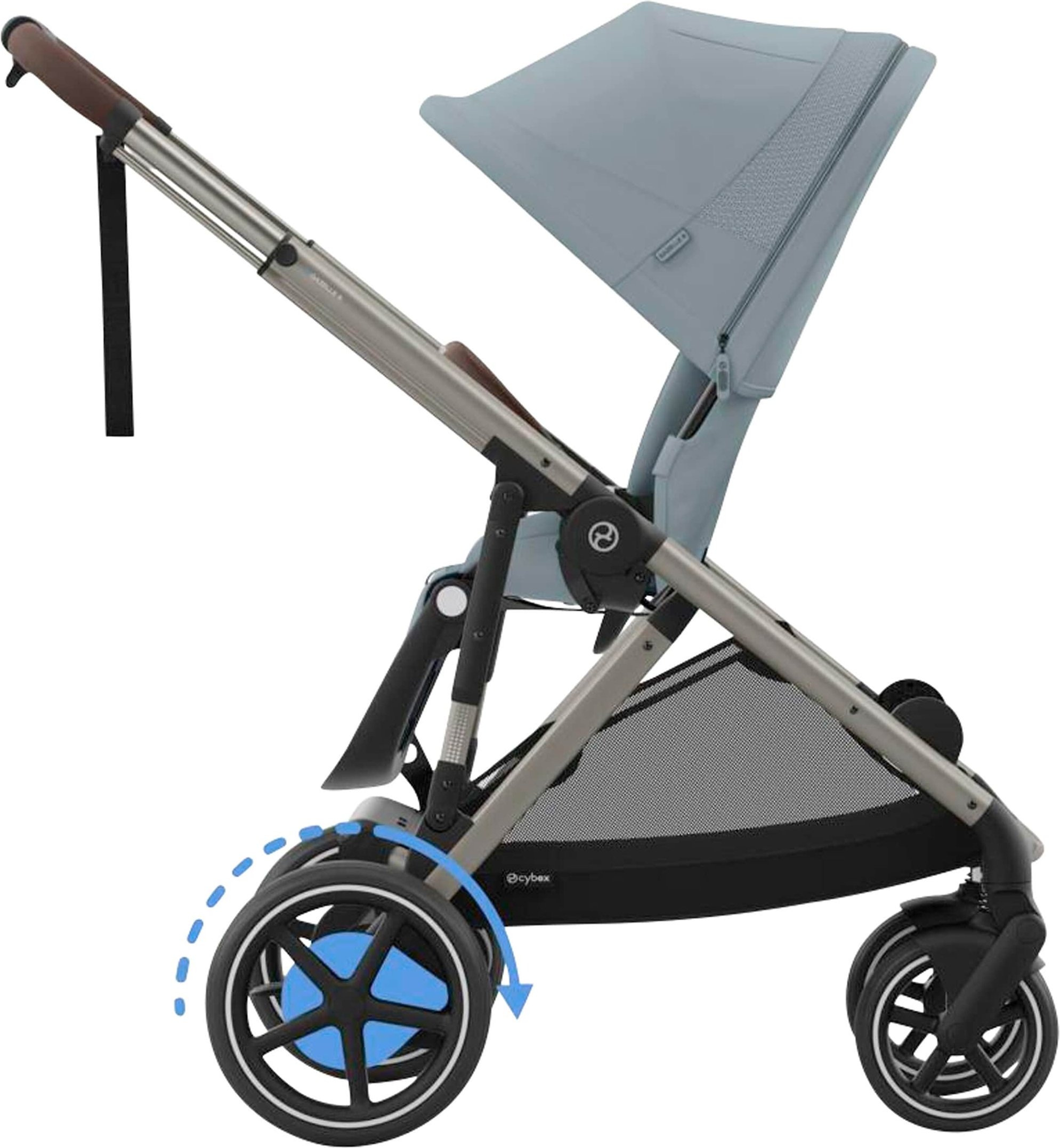 Cybex Gold Kinderwagen e-Gazelle hellblau