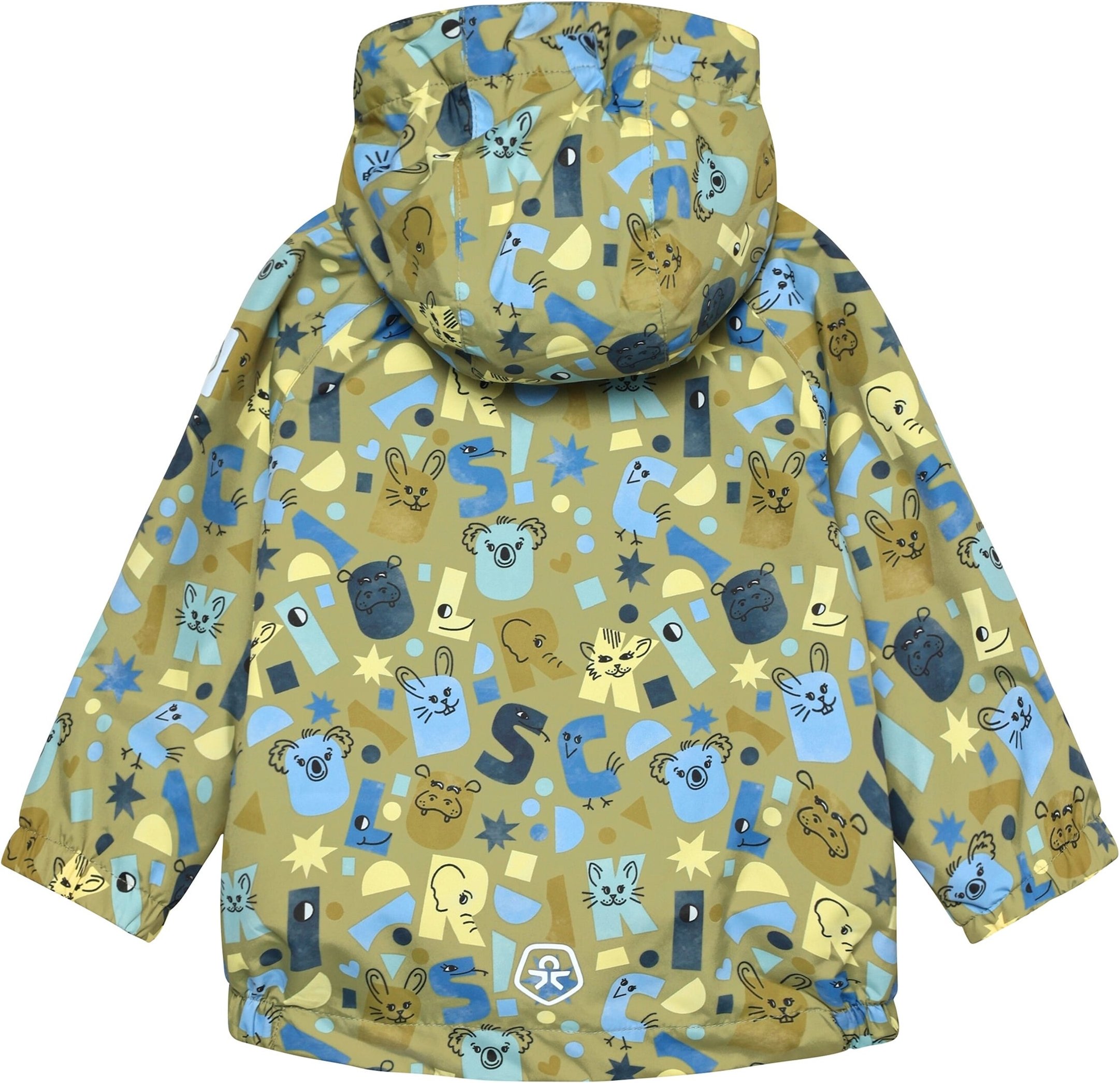 Thumbnail - Colorkids Regenjacke mit abnehmbarer Kapuze Tiere Buchstaben