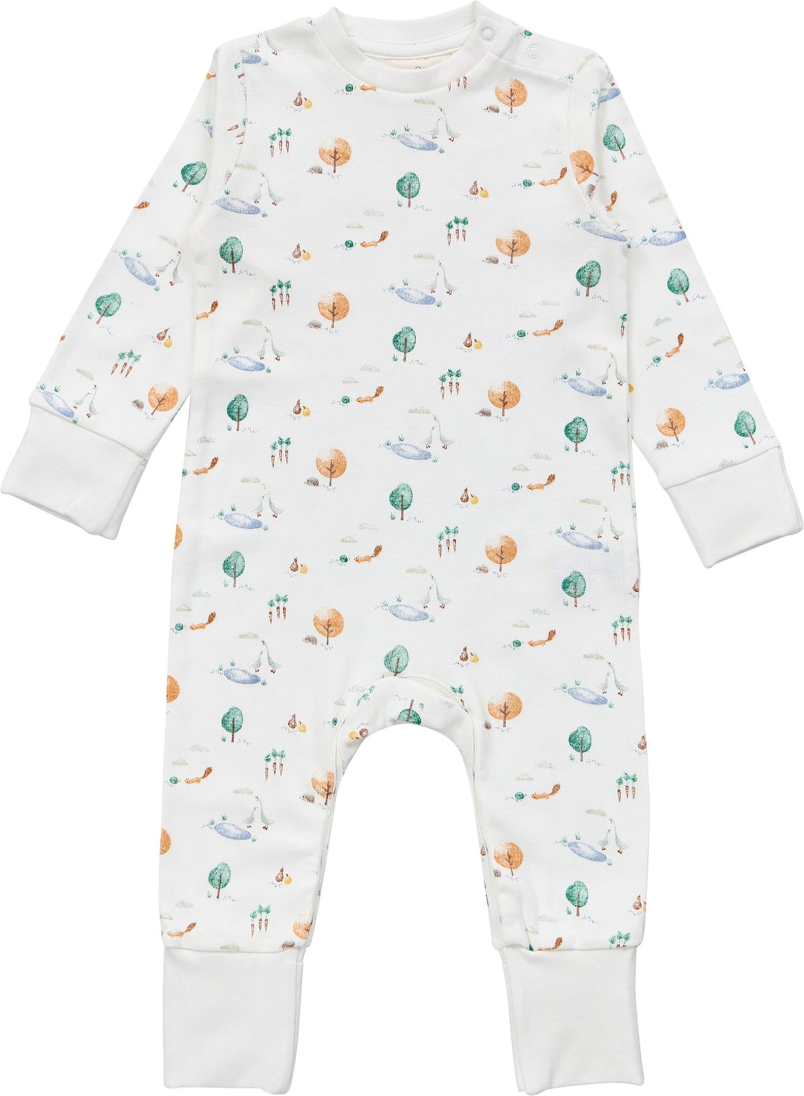 Sense Organics Overall mit Klappfuß Bäume