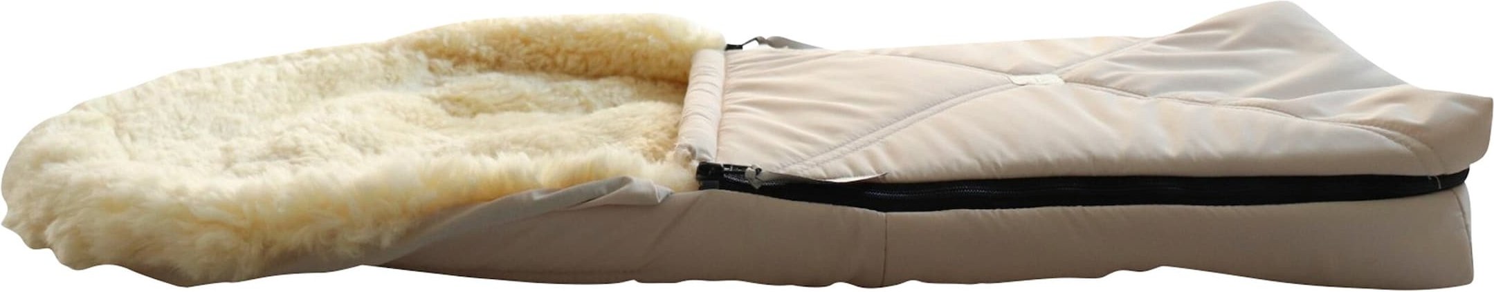 Kaiser Lammfellfußsack für Babyschalen EMMY beige