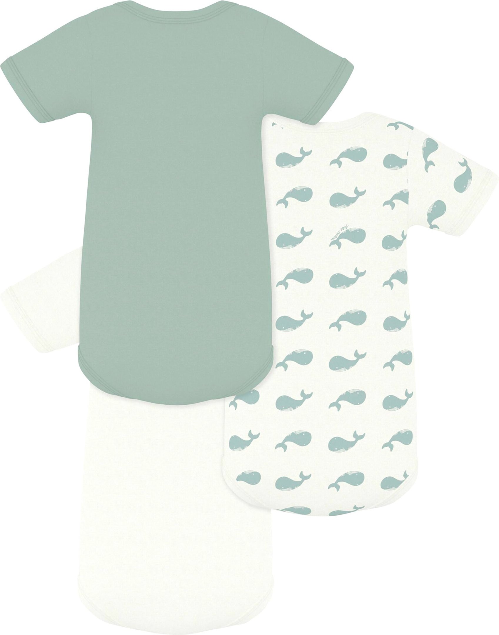 Petit Bateau 3er-Pack Bodys kurzarm Wale