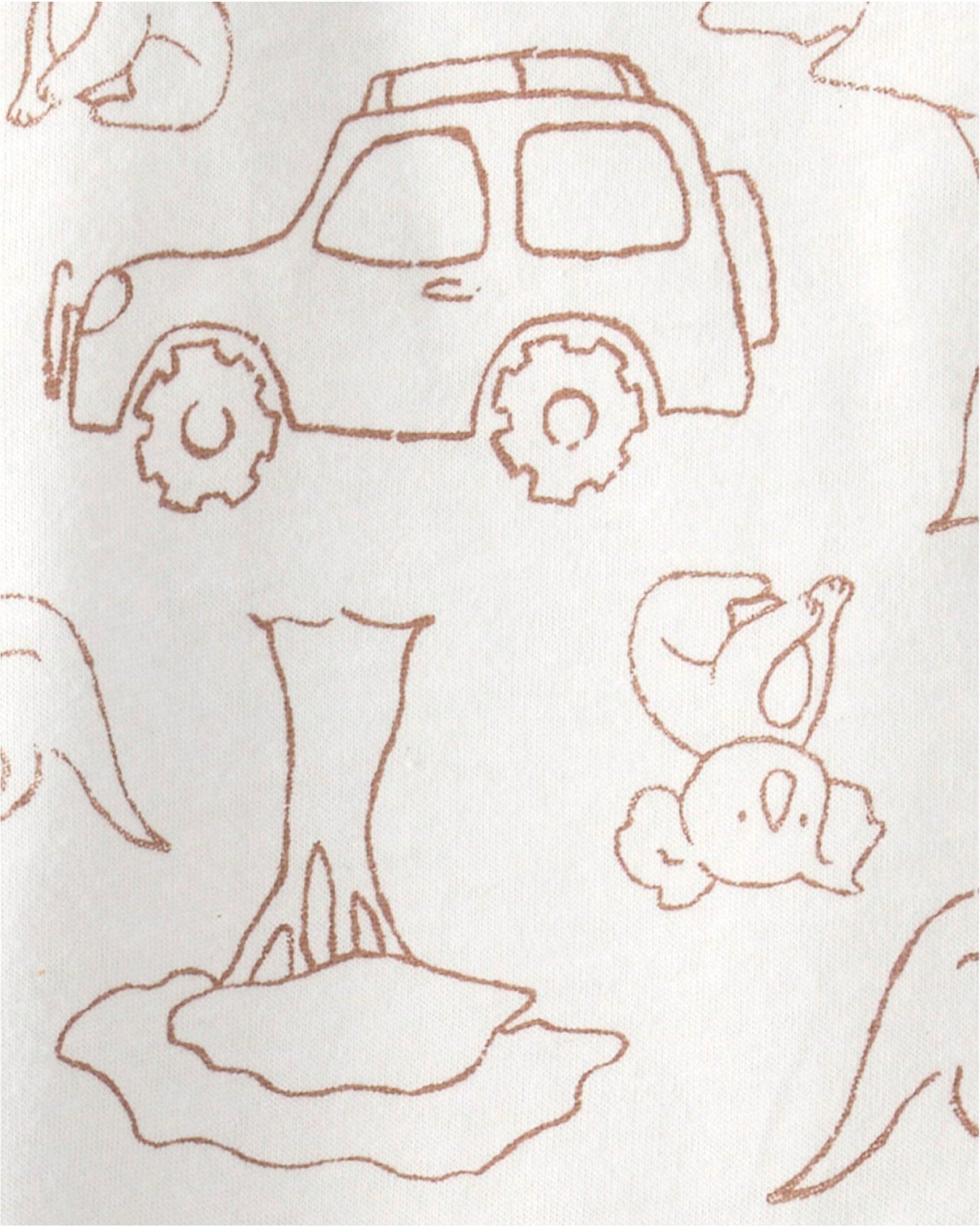 Carter's 2-tlg. Set Body kurzarn und Shorts Safari