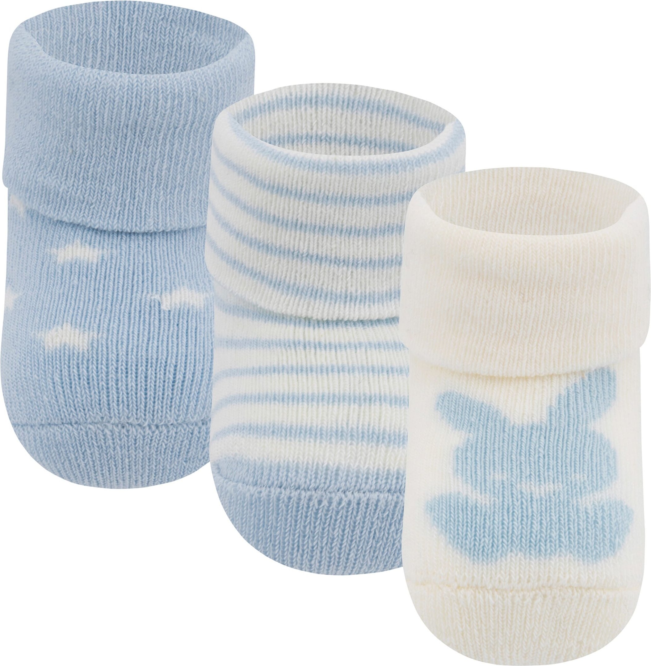 Thumbnail - Ewers 3er-Pack Erstlingssocken Hase