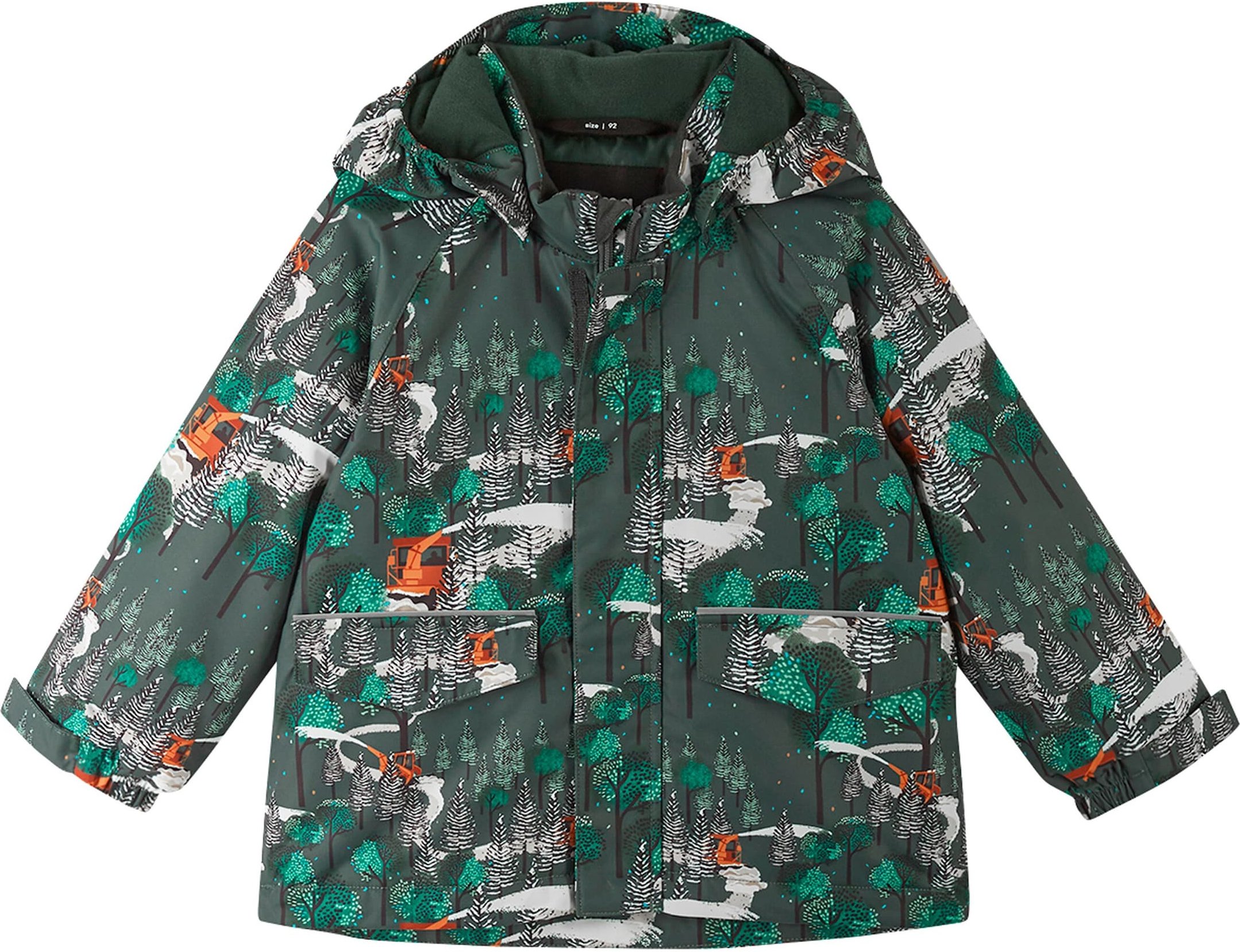 Reima Winterjacke mit Kapuze Wald