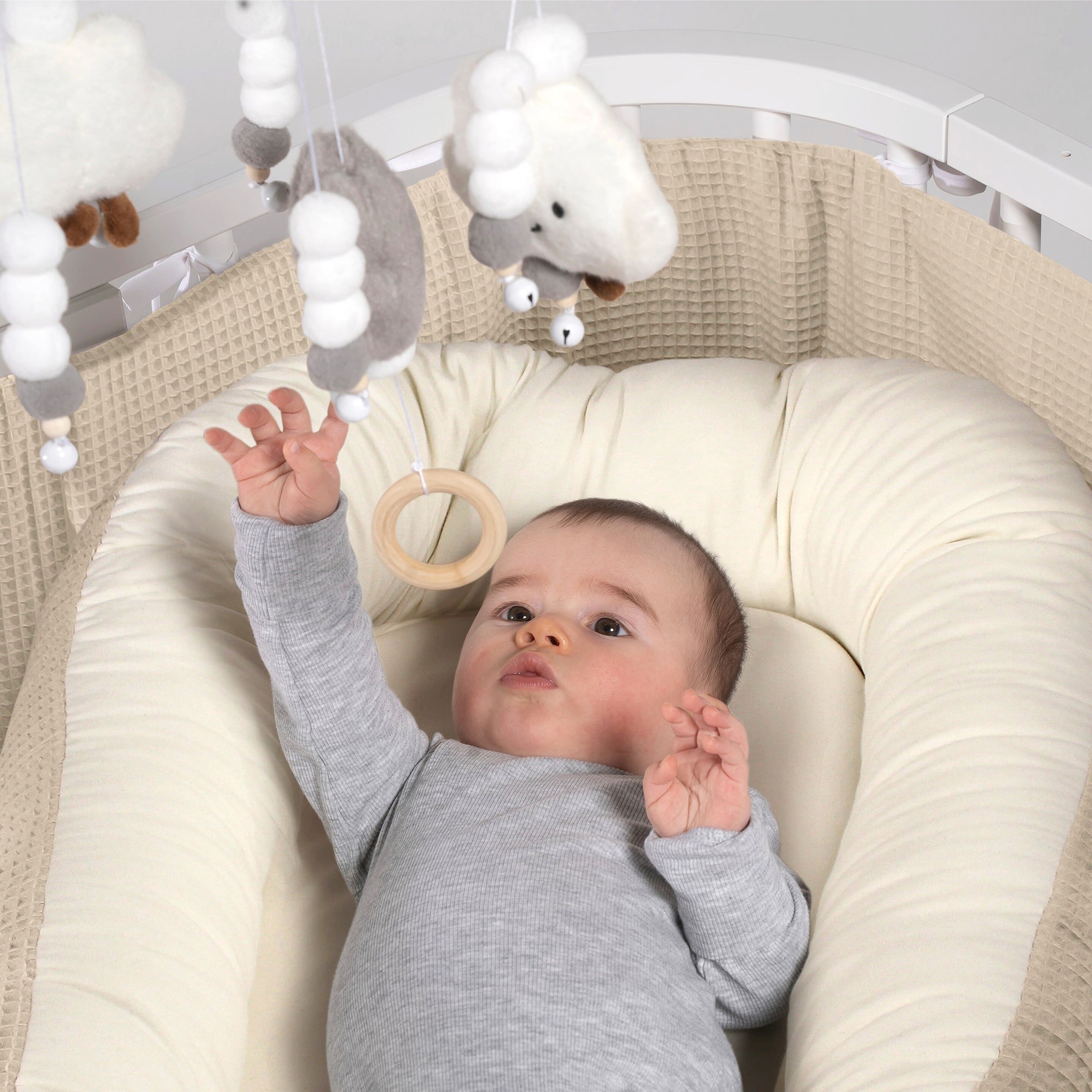 Babybay® Kuschelnestchen Waffelpiqué 50x90 cm