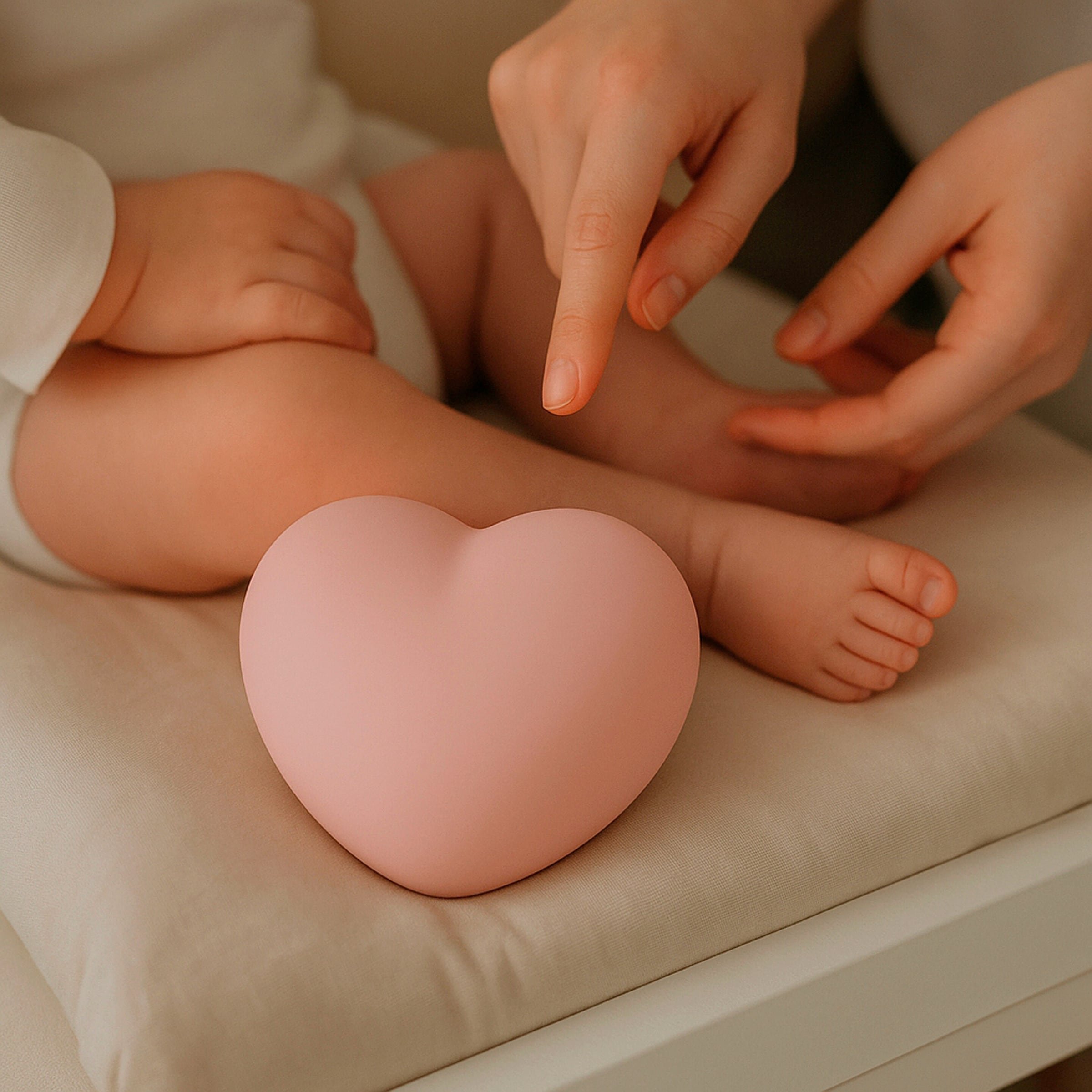 Flow Amsterdam Nachtlicht Herz Ruby