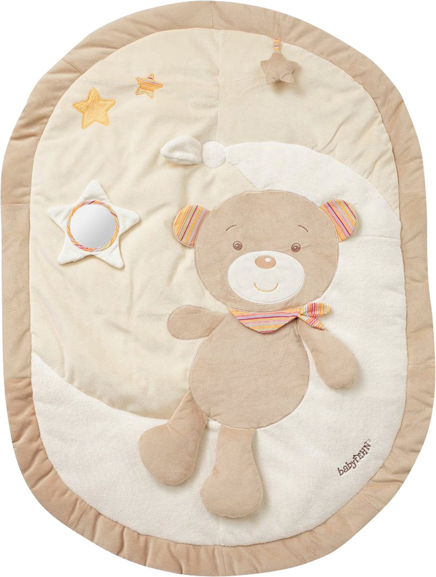 Fehn Spielbogen mit 3-D-Activity-Decke Teddy Rainbow