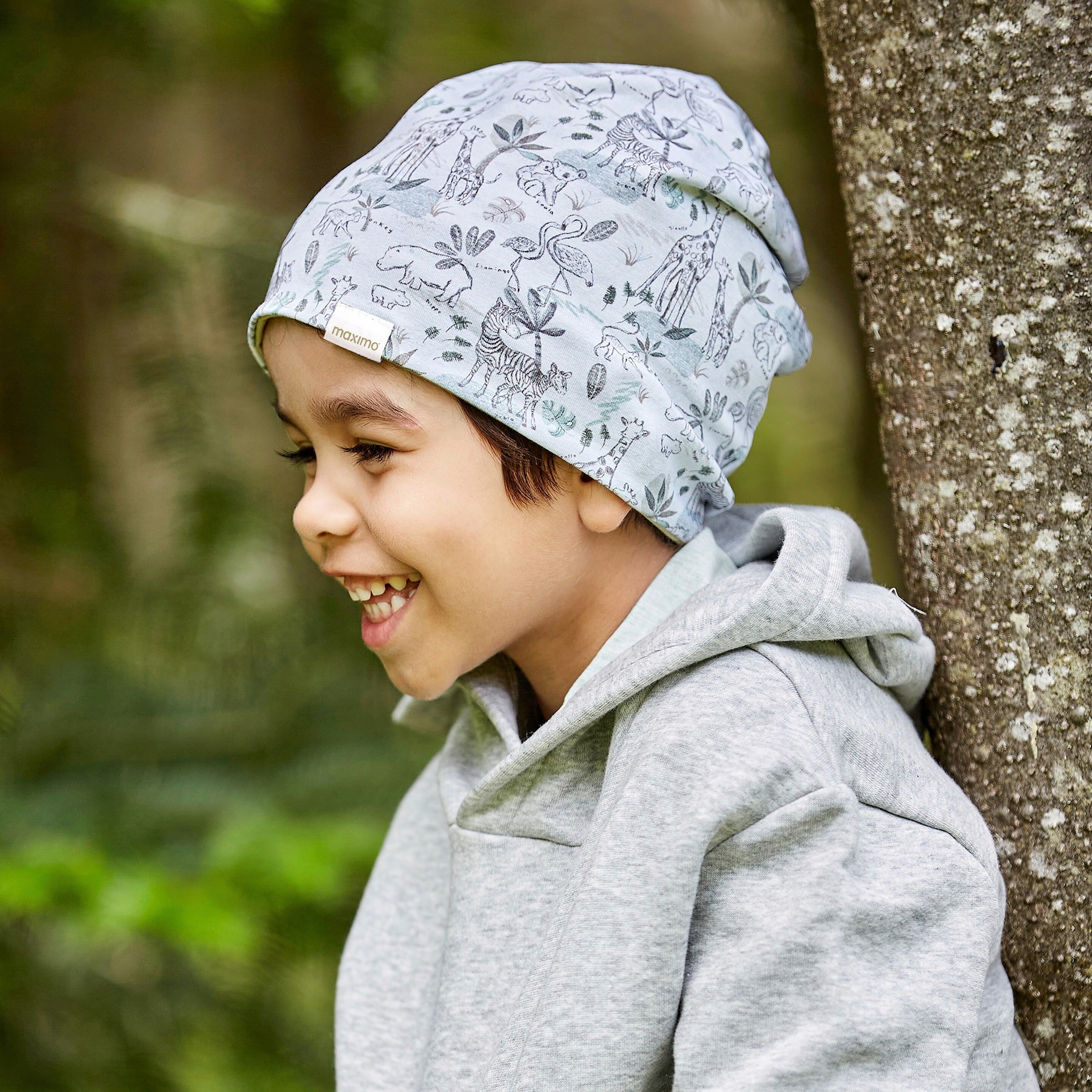 Maximo Beanie mit UV-Schutz Tiere Dschungel