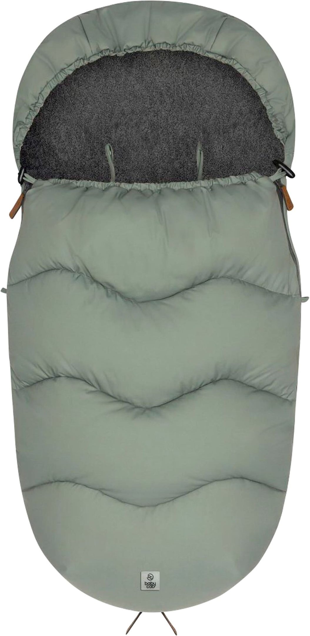 Babycab Winterfußsack Vanna Teddy gruen