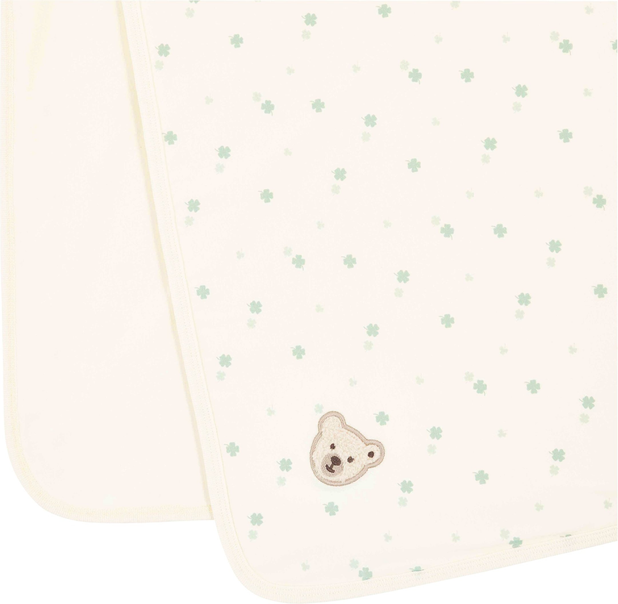 Steiff Jersey-Decke Kleeblatt Bär