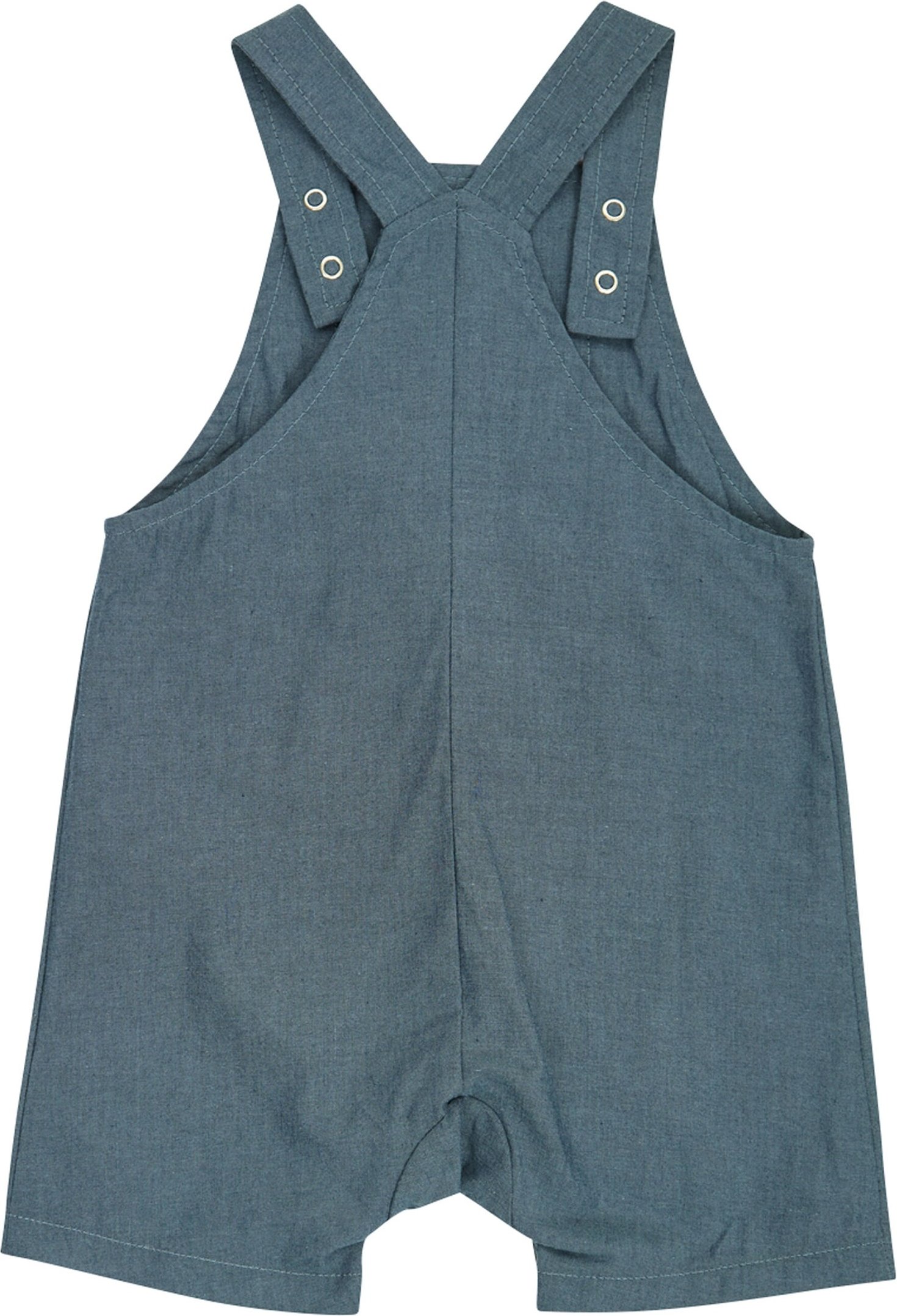 Müsli Chambray-Latzhose kurz