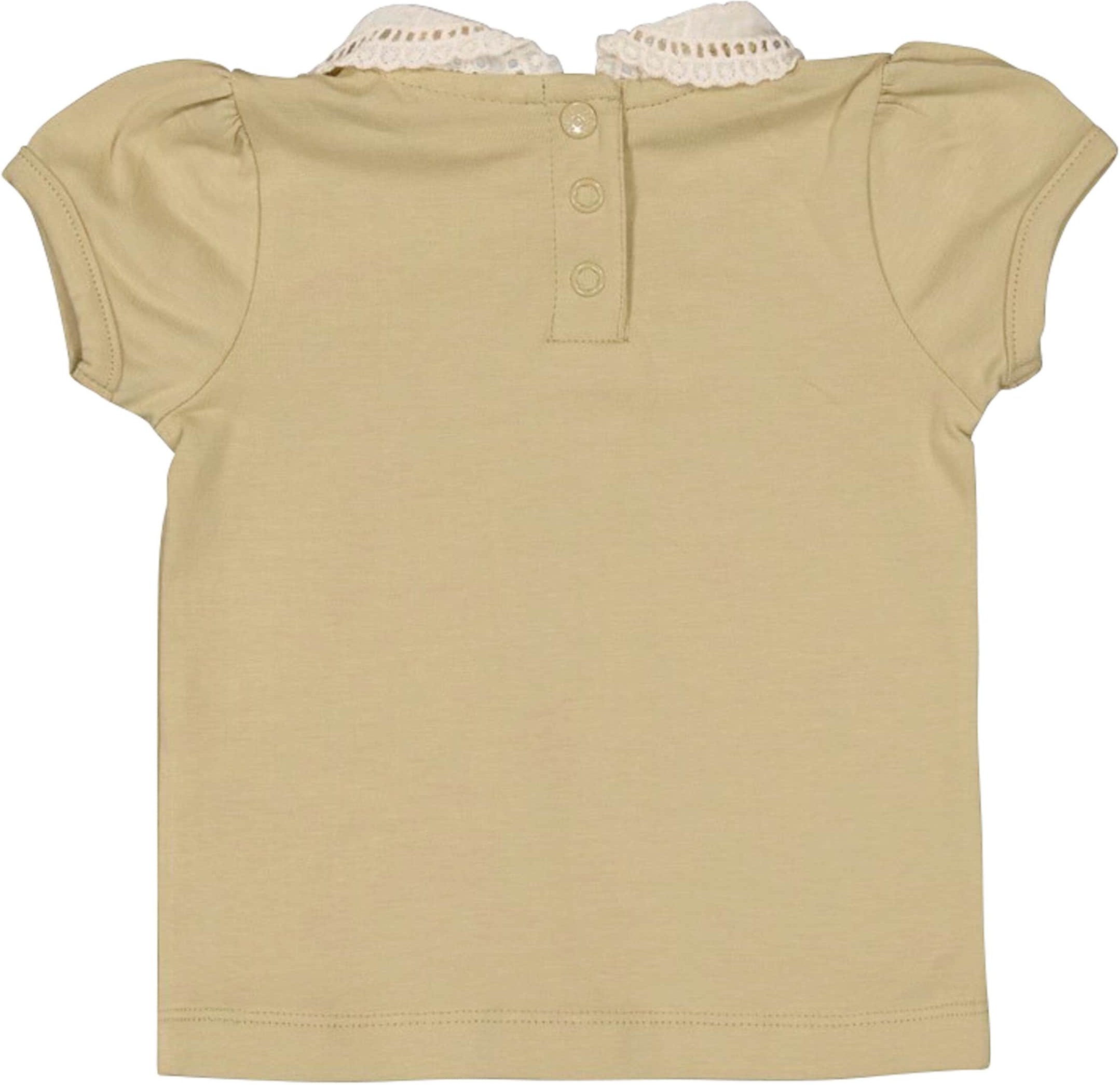 Feetje T-Shirt Bubikragen Blumenstickerei