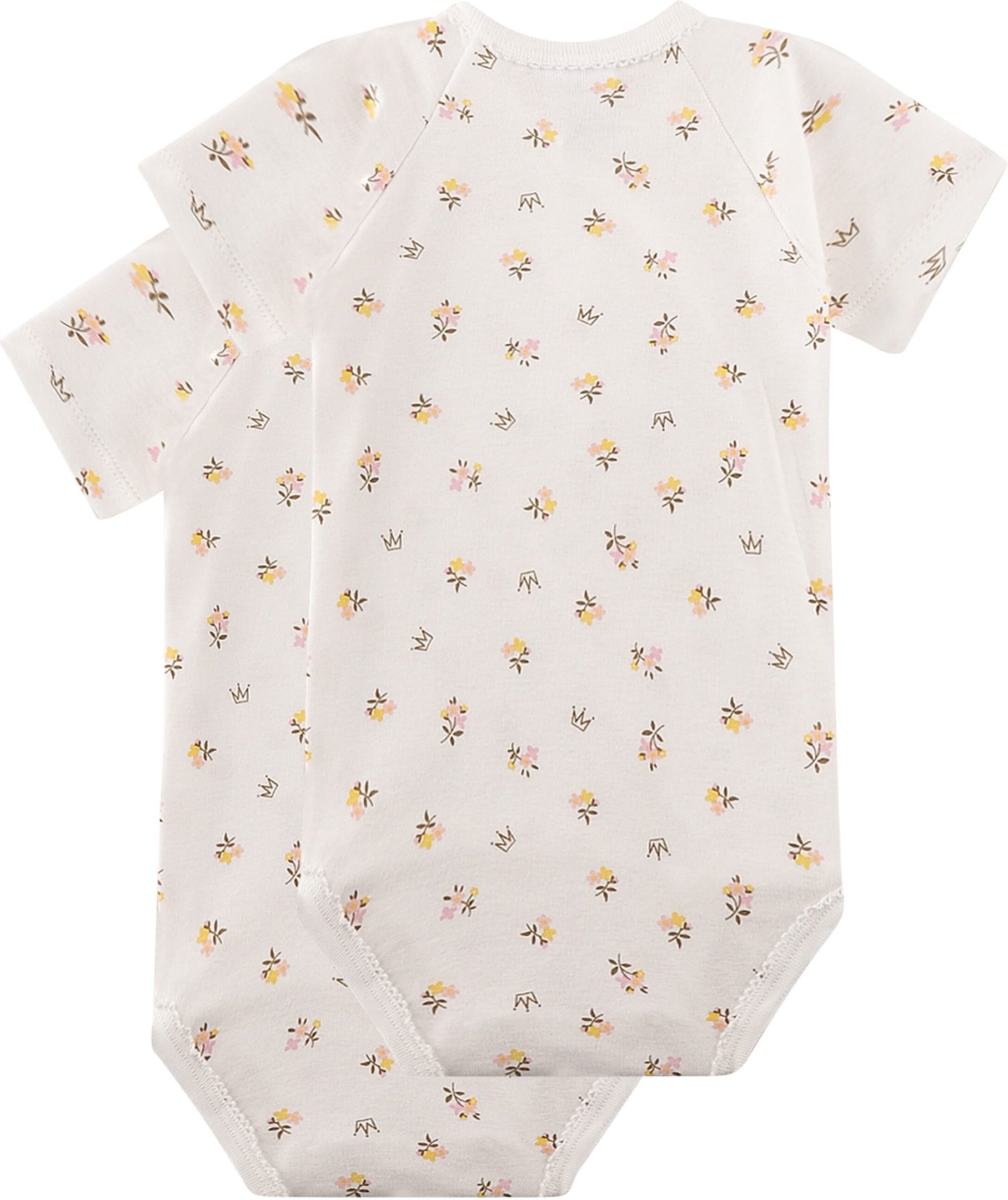 Sanetta 2er-Pack Wickelbodys kurzarm Blumen