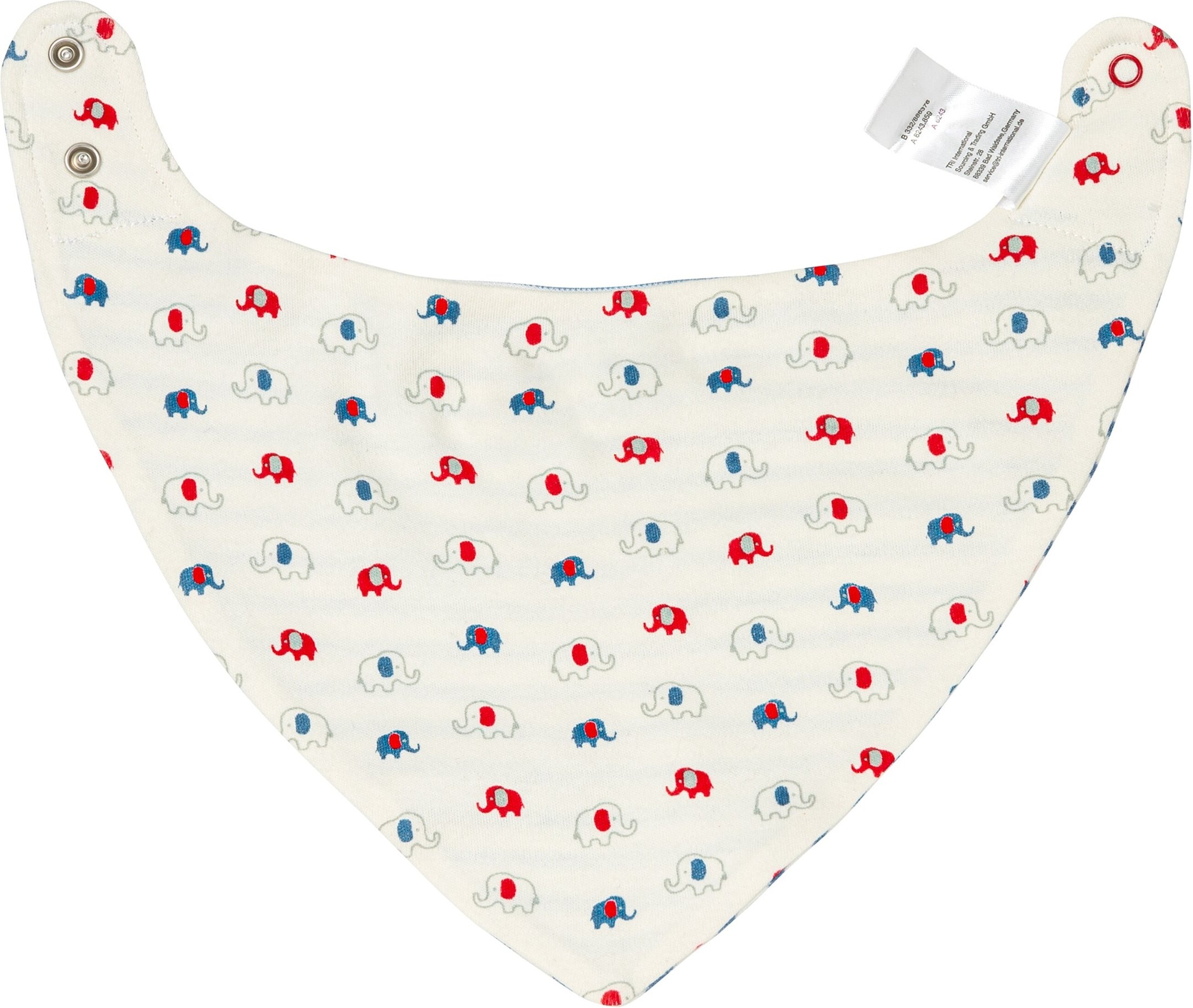 Bornino Lieblinge Wende-Dreieckstuch Elefant Marienkäfer Ringel