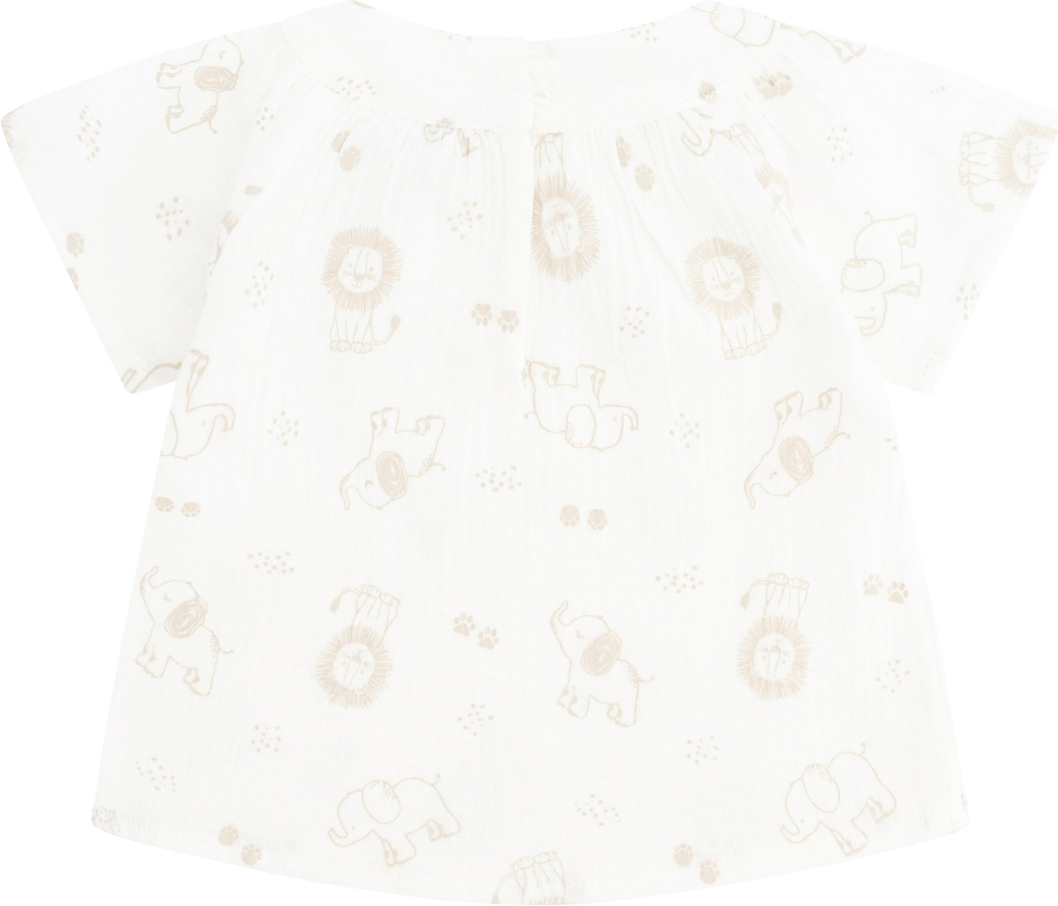 Salt And Pepper Musselin-T-Shirt Flügelarm Safari